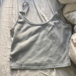 Hollister Blue cropped tank
